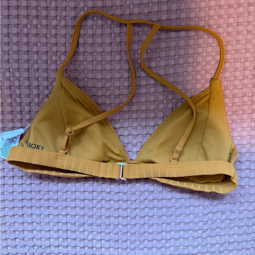 Roxy Ribbed Triangle Bikini Top - Picture 4 of 4